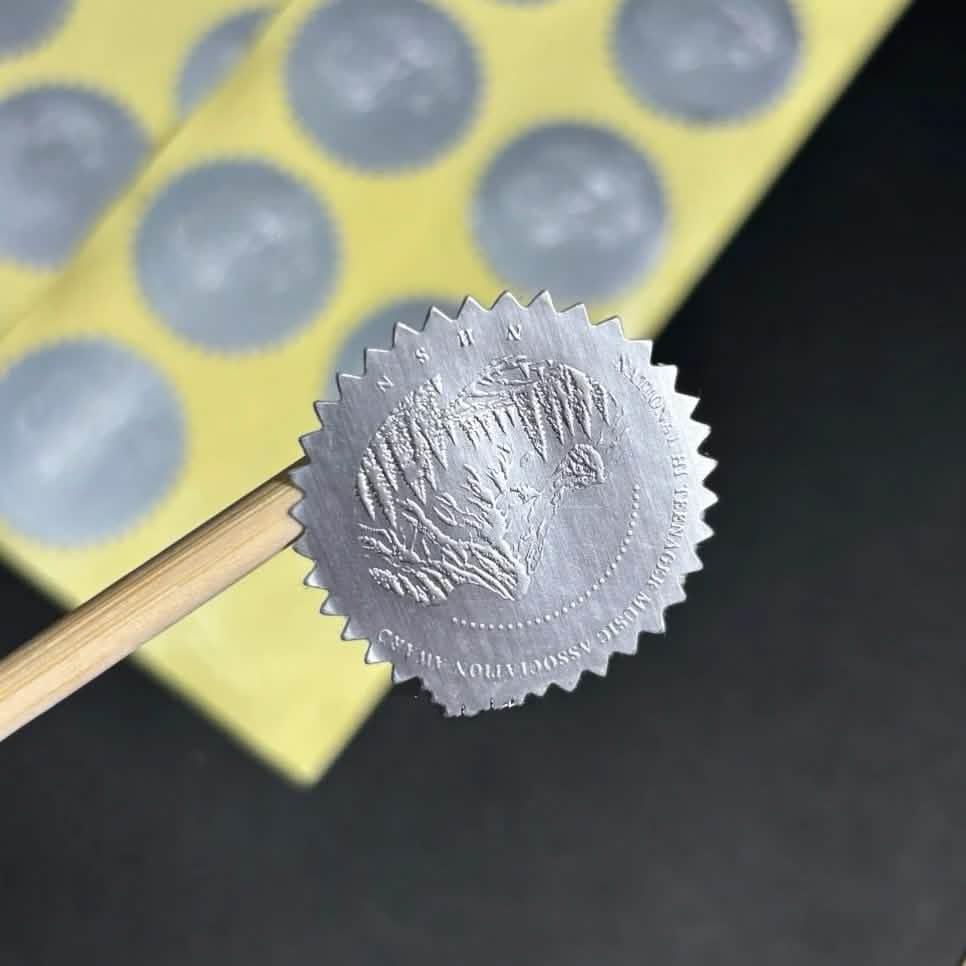 Silver Metallic Stickers