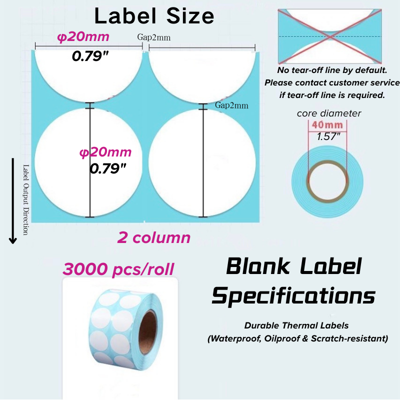 Circular thermal stickers for retail labeling20_3000_2col