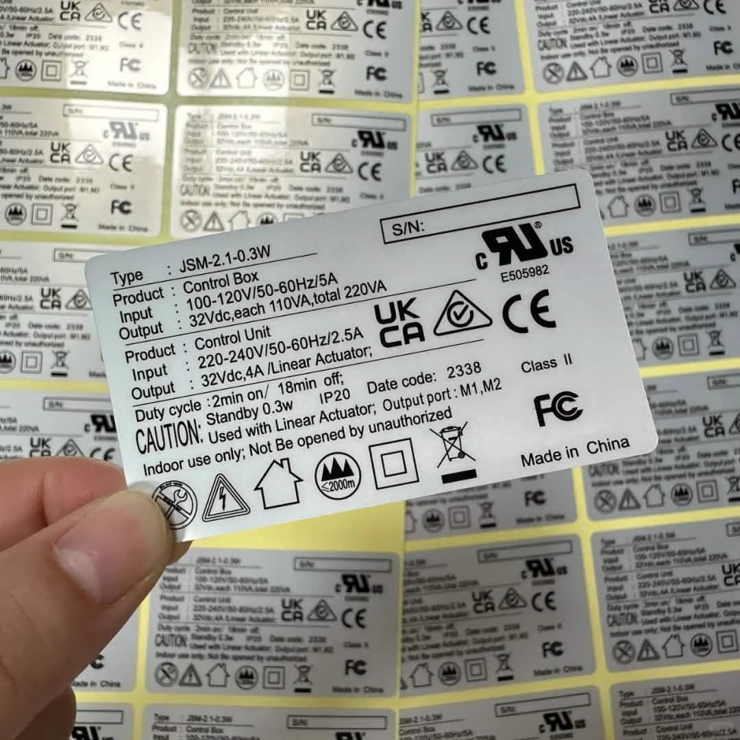 Silver Metallic Stickers