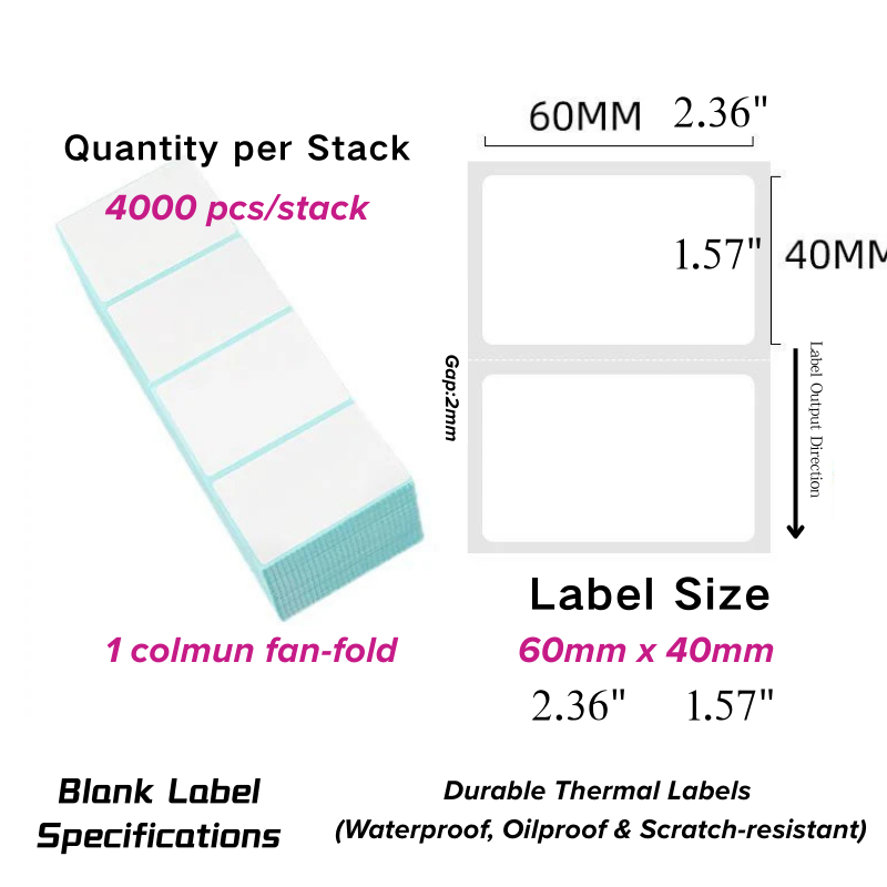 Accordion-Style Label Stack for Desktop Printers 60_40_4000_1col