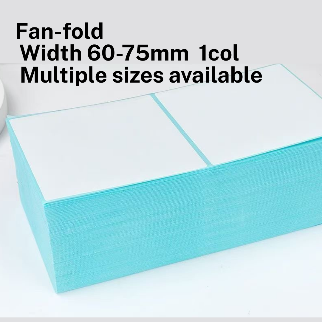 Durable Folded Thermal Label Stack for Shipping