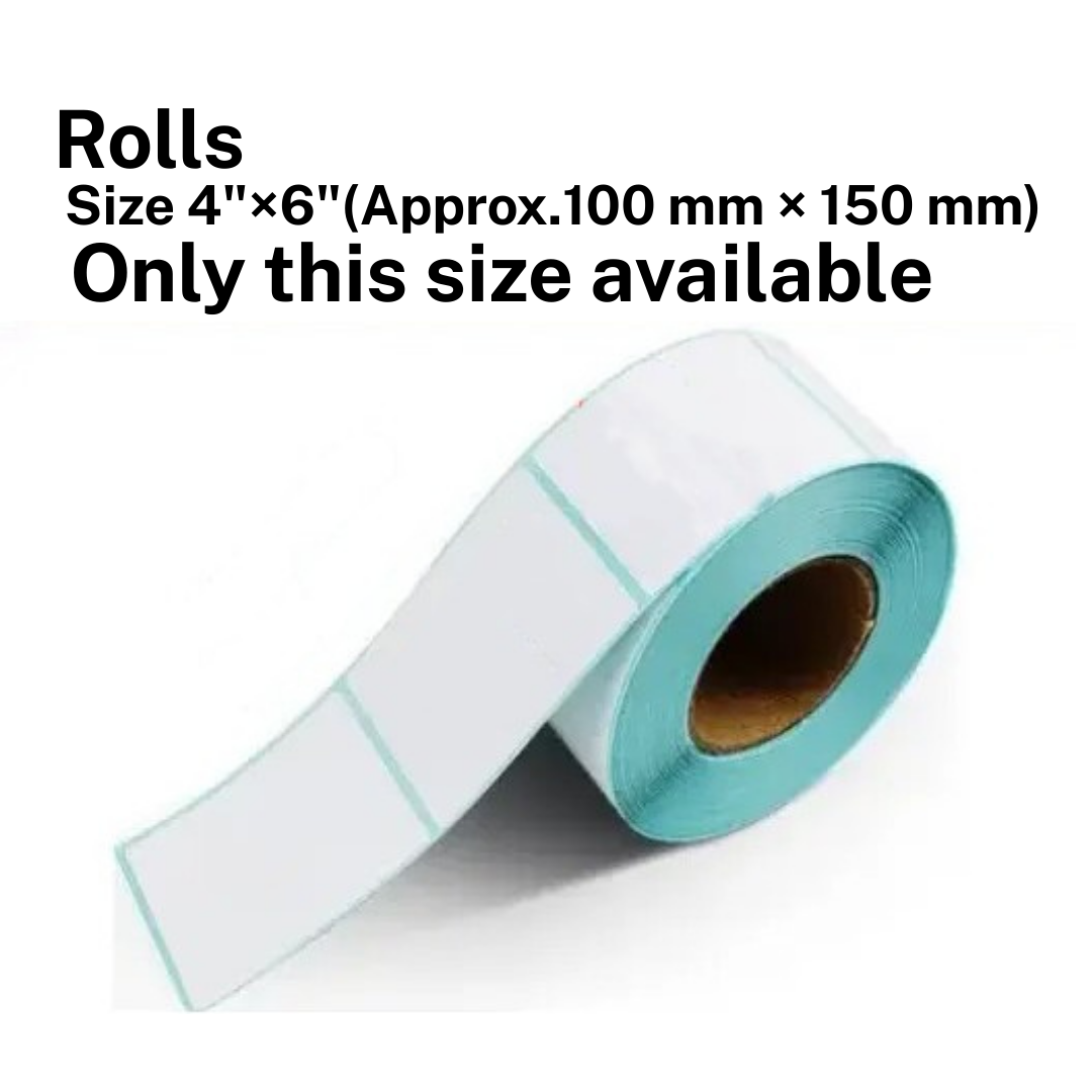 4×6 Inch Thermal Sticker Rolls for Office and Warehouse Use