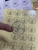 Clear Stickers | Custom Transparent Stickers for Laptops, Water Bottles & Phones