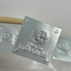 Silver Metallic Stickers | Custom Shiny Stickers for Laptops & Water Bottles