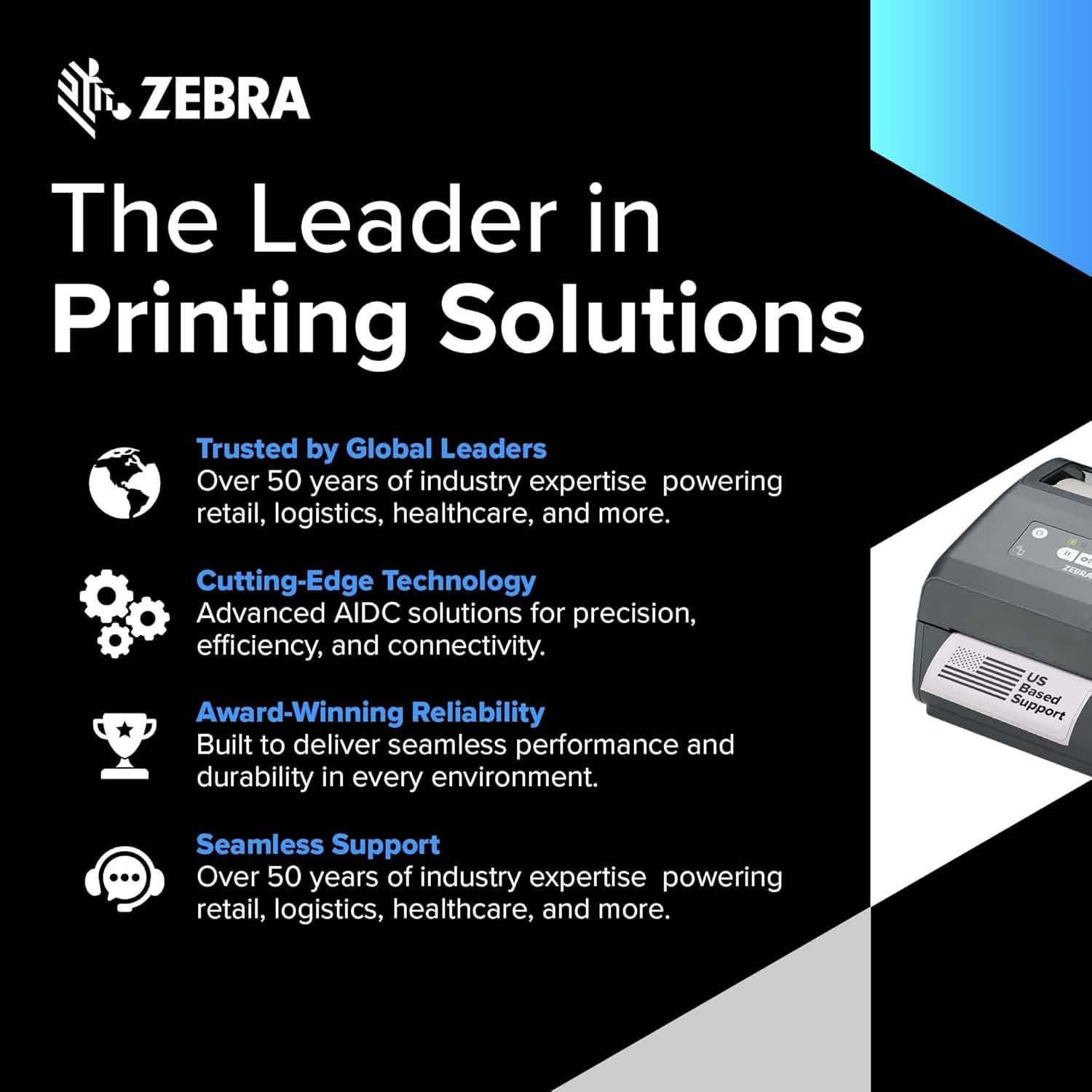 Zebra ZD421 printing shipping labels