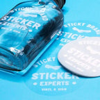 Clear Stickers | Custom Transparent Stickers for Laptops, Water Bottles & Phones