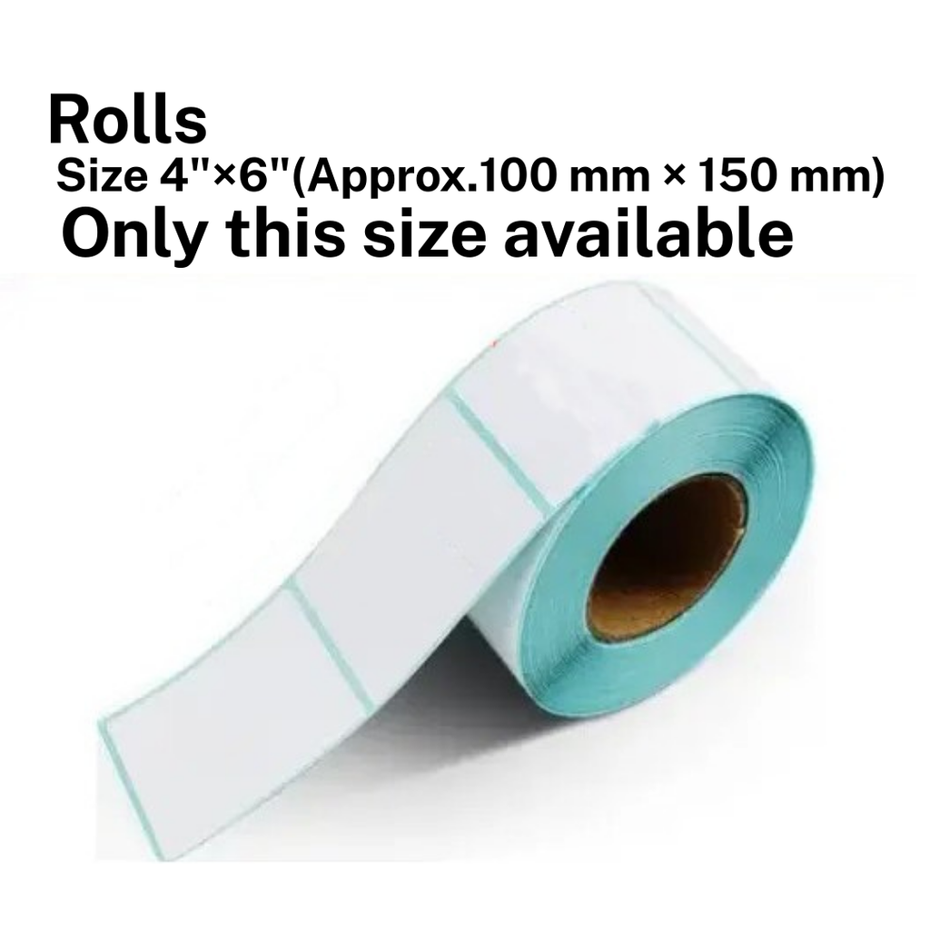 4×6 Inch Thermal Sticker Rolls for Office and Warehouse Use