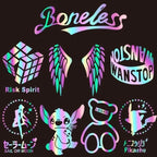 Custom Reflective Number Stickers | Durable Stickers for Bikes, Helmets & Luggage