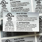 Silver Metallic Stickers | Custom Shiny Stickers for Laptops & Water Bottles