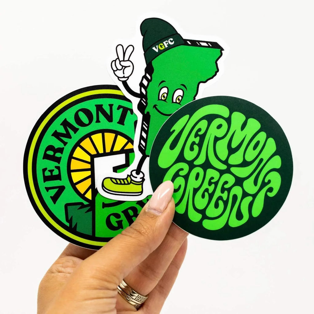 VermontGreenStickyBrandStickers