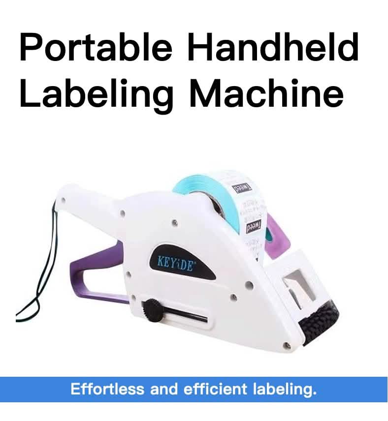 Portable Handheld Labeling Machine in use