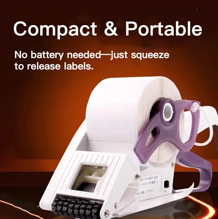 Handheld Portable Labeler labeling cartons