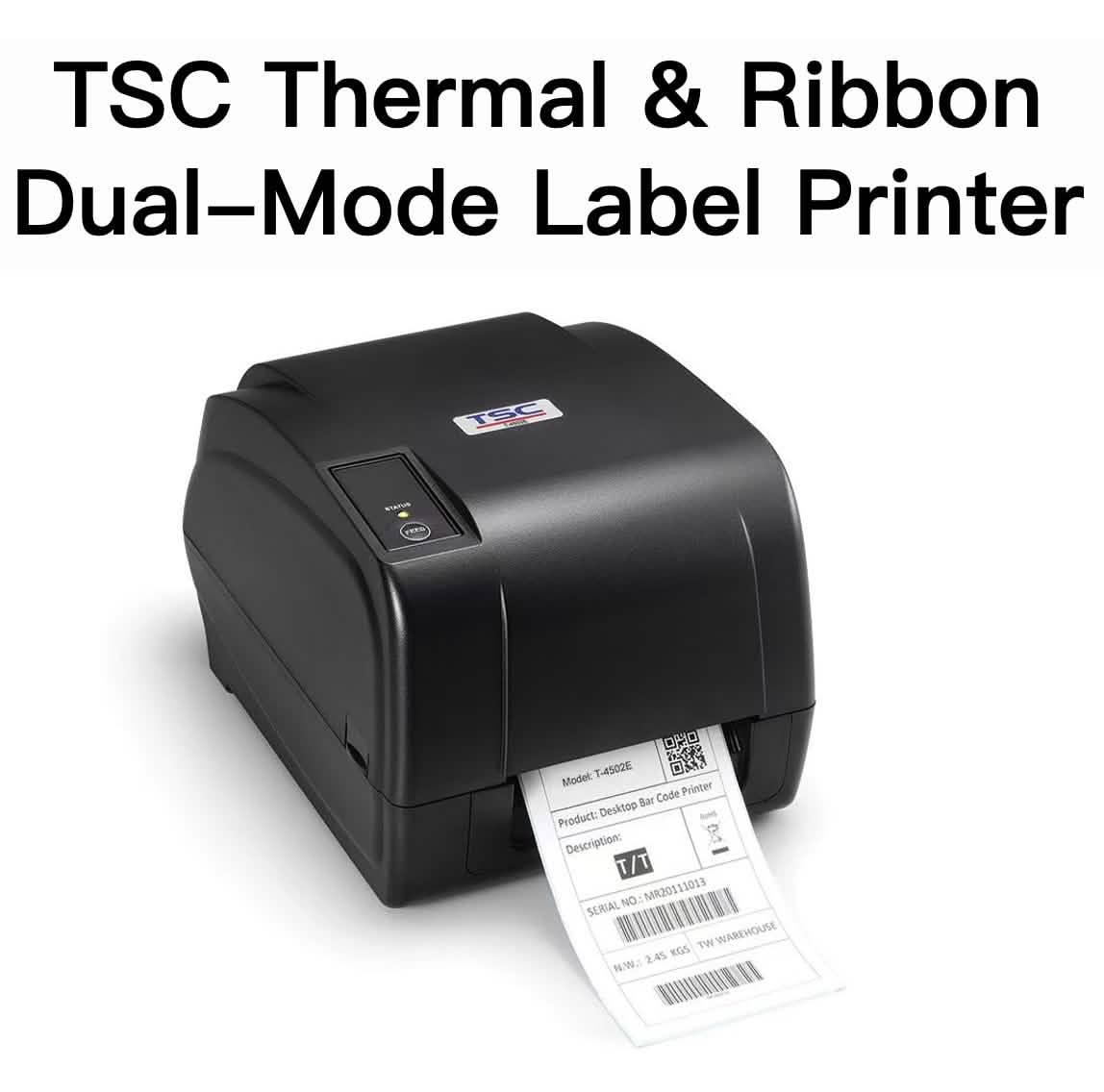 TSC semi-T-4503E adhesive thermal label printer front view