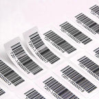 High-quality PVC barcode labels for industrial use