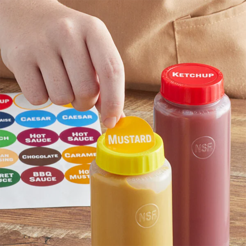 Personalized bottle cap sticker to enhance brand recognition