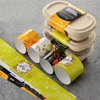 Tamper evident seal sticker for food packaging