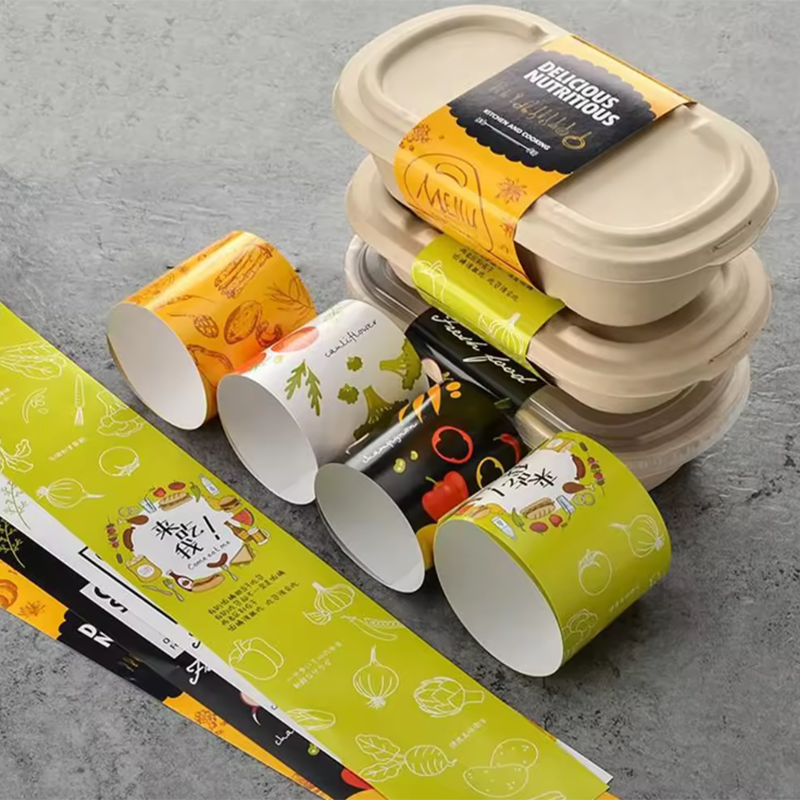 Tamper evident seal sticker for food packaging